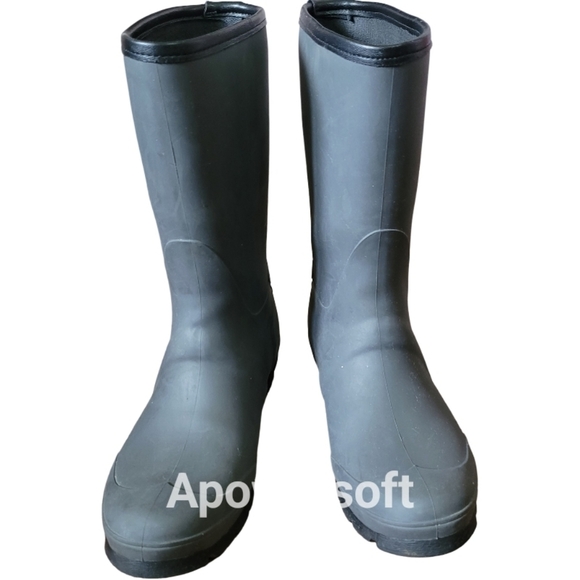 Kamik Jennifer rain boots size 10 grey black - Picture 2 of 6